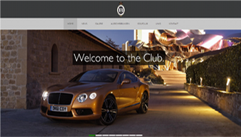 Bentley Owners Club - Webdesign