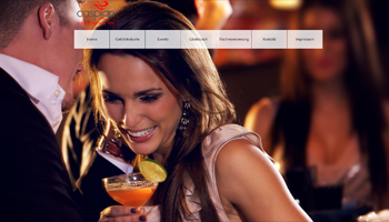 Cocktailbar in Bonn CASPIAN - Webdesign